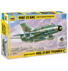 Сборная модель ZVEZDA Советский истребитель МиГ-21БИС, 1/72