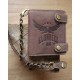Бумажник KLONDIKE «Tim Eagle», натуральная кожа в светло-коричневом цвете, 10,5 х 12,5 х 2,5 см