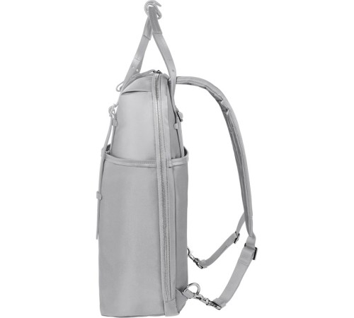 Сумка-рюкзак VICTORINOX Victoria Harmony 15,6'', серебристая, нейлон/кожа/микрозамша, 28x13x41 см