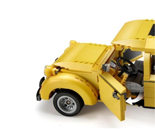 Конструктор CADA ретроавтомобиль Citroen 2CV 1/12 (1238 деталей)