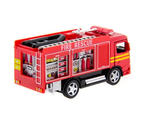Машина Kinsmart Пожарная машина Rescue Fire Engine инерция (1/12шт.) б/к