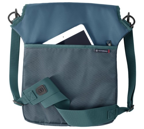 Сумка наплечная VICTORINOX Altmont™ 3.0 Flapover Bag 17.1, зелёная, нейлон Versatek™, 27x6x32 см