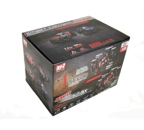Радиоуправляемая трагги Remo Hobby S EVO-R (синий) 4WD 2.4G 1/16 RTR