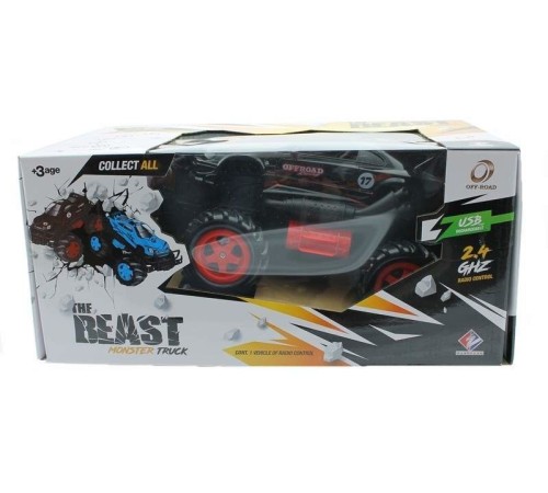 Р/У внедорожник Monstre Truck Nissan Skyline в ассортименте 1/16 + свет + звук