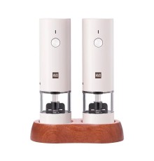 Набор из двух электрических мельниц для специй Huohou White, 14 см