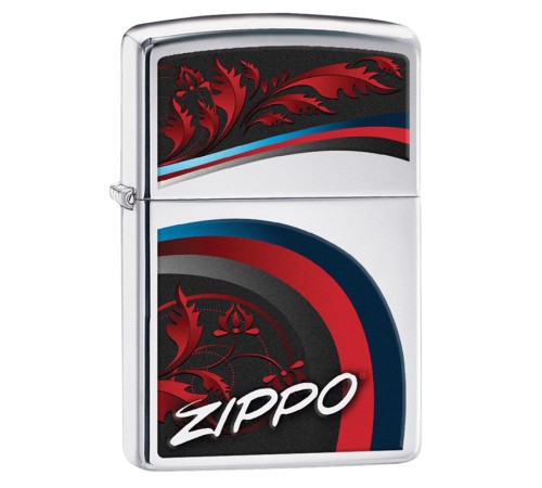 Зажигалка ZIPPO Classic с покрытием High Polish Chrome, латунь/сталь, серебристая, 38x13x57 мм