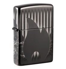 Зажигалка ZIPPO Classic с покрытием High Polish Black, латунь/сталь, черная, глянцевая, 38x13x57 мм