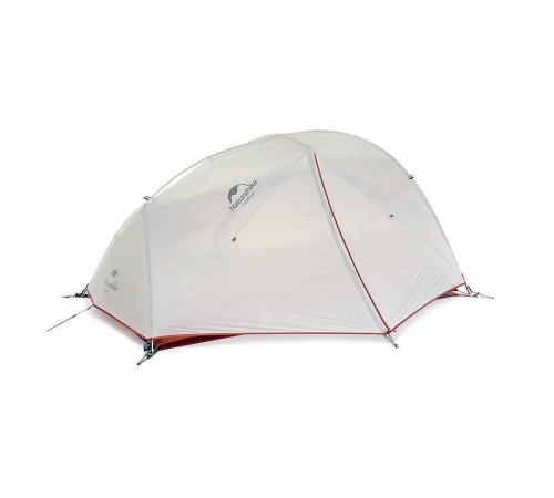 Палатка  Naturehike Star-river 2 NH17T012-T двухместная сверхлегкая с ковриком, серо-черная, 6927595716489