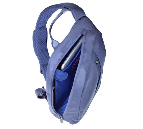 Рюкзак с одним плечевым ремнём VICTORINOX Gear Sling, синий, нейлон Versatek™, 24x10x34 см, 8 л