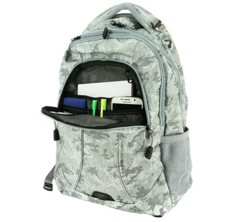 Рюкзак WENGER, 15”, серый камуфляж, полиэстер, 900D, 33 х 17 х 46 см, 32 л