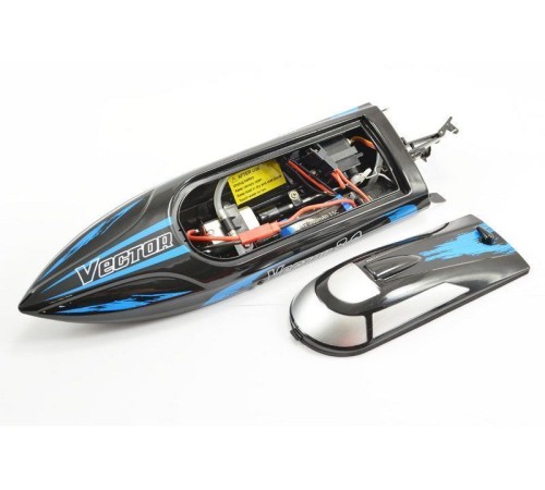 Радиоуправляемый катер Volantex RC Vector 30 черный 2.4G RTR