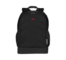 Рюкзак WENGER Quadma 16'', черный, полиэстер, 33x17x43 см, 22 л