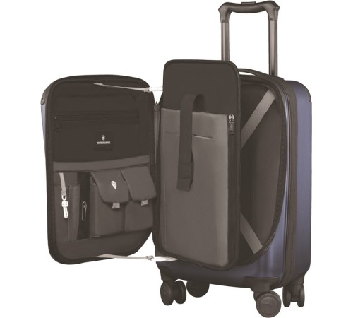 Чемодан VICTORINOX Spectra™ 2.0 Expandable, синий, поликарбонат Bayer, 35x20x55 см, 29 л