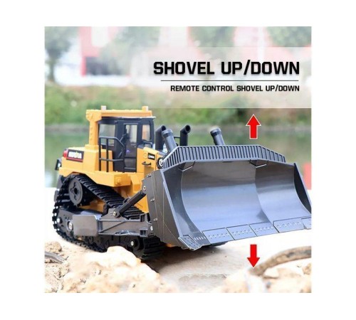 Радиоуправляемый бульдозер HUI NA TOYS 2.4G 11CH 1/16 RTR