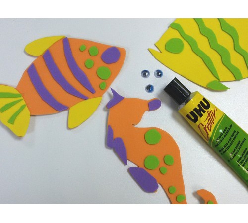 Клей для пенорезины UHU Creativ, 33 мл, блистер