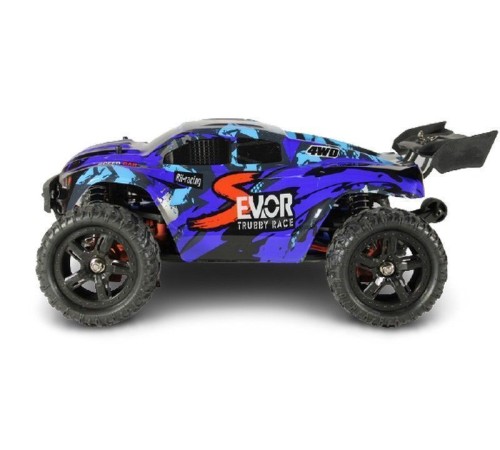 Радиоуправляемая трагги Remo Hobby S EVO-R Brushless UPGRADE V2.0 (синяя) 4WD 2.4G 1/16 RTR