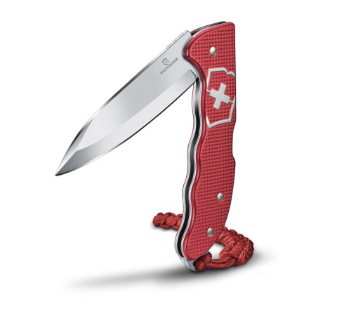 Нож охотника VICTORINOX Hunter Pro Alox 130 мм, 4 функции, с фиксатором лезвия, красный