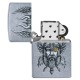 Зажигалка ZIPPO Viking Warrior с покрытием Street Chrome™, латунь/сталь, серебристая, 38x13x57 мм