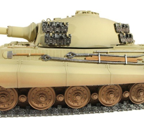Радиоуправляемый танк Torro King Tiger 1/16 дым (для ИК боя) V3.0 2.4G RTR