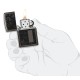 Зажигалка ZIPPO Лучшая цена 2022 с покрытием Black Ice®, латунь/сталь, чёрная, 38x13x57 мм