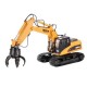 Радиоуправляемый экскаватор c шаровым захватом HUI NA TOYS 2.4G 16CH 1/14 RTR