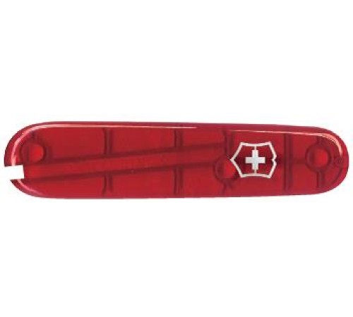 Передняя накладка для ножей VICTORINOX 84 мм, пластиковая, полупрозрачная красная