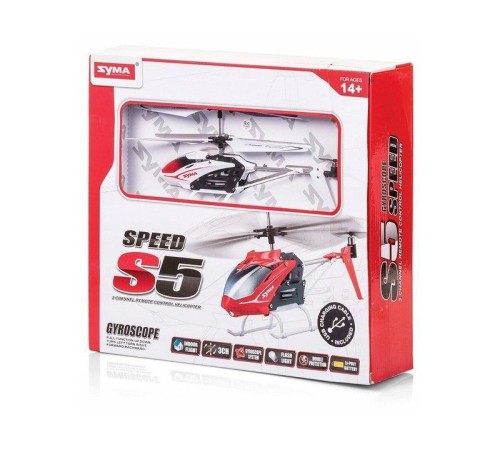 Р/У вертолет Syma S5 (белый) IR RTF