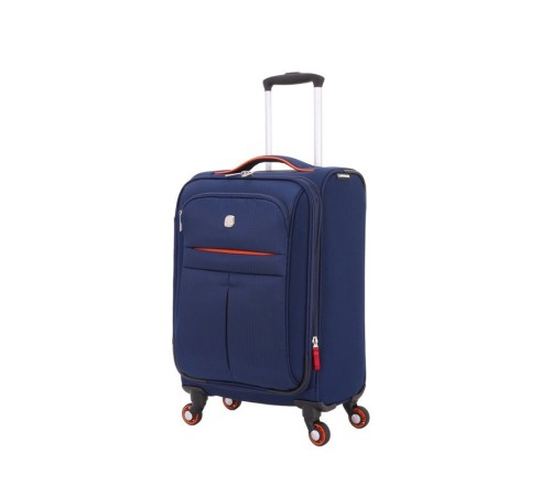 Чемодан WENGER AROSA, синий, полиэстер 750x750D добби, 35 x 21 x 58 см, 30 л