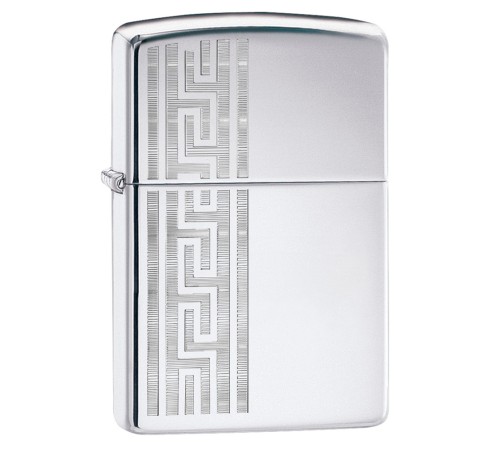 Зажигалка ZIPPO Classic с покрытием High Polish Chrome, латунь/сталь, серебристая, 36x12x56 мм