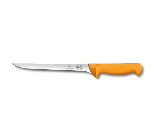 Нож для филеровки рыбы VICTORINOX Swibo с гибким лезвием 20 см, жёлтый