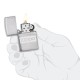 Подарочный набор ZIPPO: фляжка 89 мл и зажигалка, латунь/сталь, серебристый, в коробке с подвесом