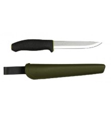Нож Morakniv 748 MG, нержавеющая сталь, резиновая ручка, 12475