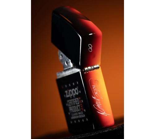 Зажигалка ZIPPO Mazzi с покрытием 540 Matte, латунь/сталь, разноцветная, матовая, 38x13x57 мм