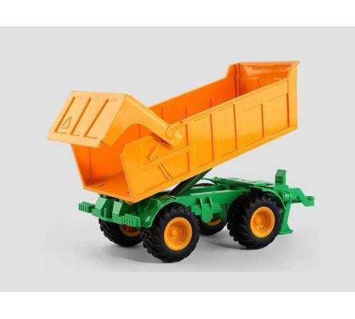 Р/У фермерский трактор Korody с прицепом самосвалом, двойные колеса 1/24 2.4G 6CH RTR