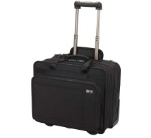 Мобильный офис VICTORINOX Rolling Parliament 17'', чёрный, нейлон/кожа, 43x26x36 см, 20 л