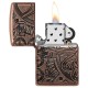 Зажигалка ZIPPO Armor™ с покрытием Antique Copper™, латунь/сталь, медная, матовая, 38x13x57 мм