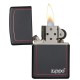 Зажигалка ZIPPO Classic с покрытием Black Matte, латунь/сталь, чёрная, матовая, 38x13x57 мм