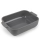 Прямоугольная форма для запекания Peugeot Ceramic, 25x15,5 см, Франция, серый