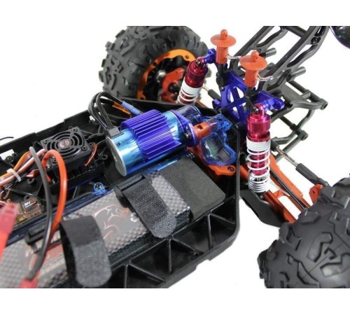 Радиоуправляемая трагги Remo Hobby EVO-R Brushless UPGRADE (зеленая) 4WD 2.4G 1/8 RTR