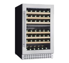 Винный шкаф двухзонный встраиваемый компрессорный Cavanova CV090DT