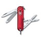 Нож-брелок VICTORINOX Signature, 58 мм, 7 функций, полупрозрачный красный