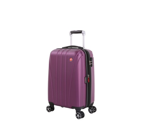 Чемодан SWISSGEAR TALLAC, фиолетовый, АБС-пластик, 35 x 25 x 55 см, 37 л