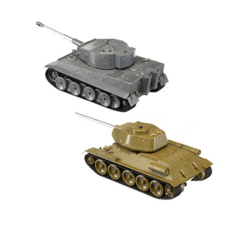 Радиоуправляемый танковый бой Torro Т34/85 и Tiger 1 1/30, RTR