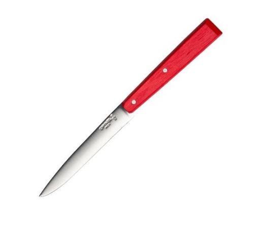 Нож столовый Opinel №125, нержавеющая сталь, красный, 001595