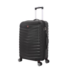 Чемодан SWISSGEAR FRIBOURG, чёрный, АБС-пластик, 49x31x77 см, 97 л