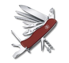 Нож перочинный VICTORINOX WorkChamp, 111 мм, 21 функция, с фиксатором лезвия, красный
