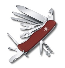 Нож перочинный VICTORINOX WorkChamp, 111 мм, 21 функция, с фиксатором лезвия, красный