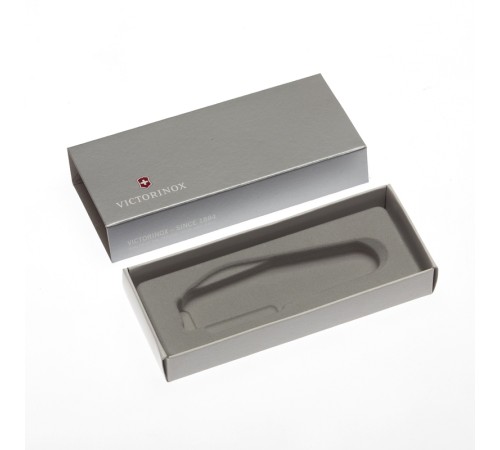 Коробка для ножей VICTORINOX 91 мм толщиной до 2 уровней, картонная, серебристая