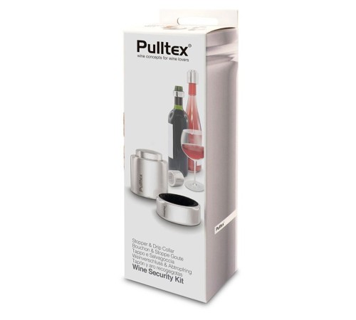 Пробка и каплеуловитель для вина Pulltex Wine Kit Security