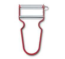 Овощечистка VICTORINOX REX, поворотное лезвие из нержавеющей стали, красная